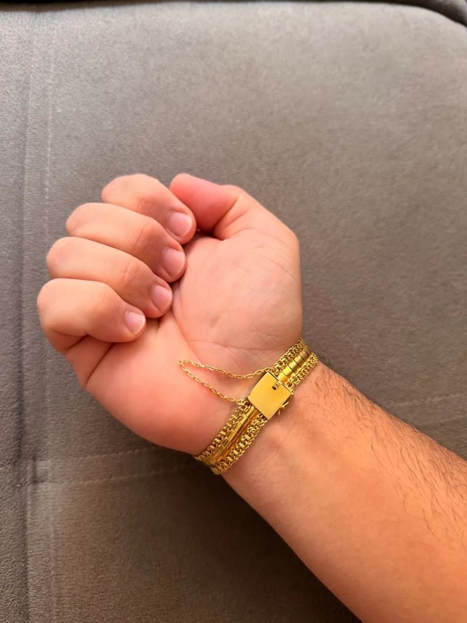 Pulseira em ouro 18k maciça nova! - Foto 2