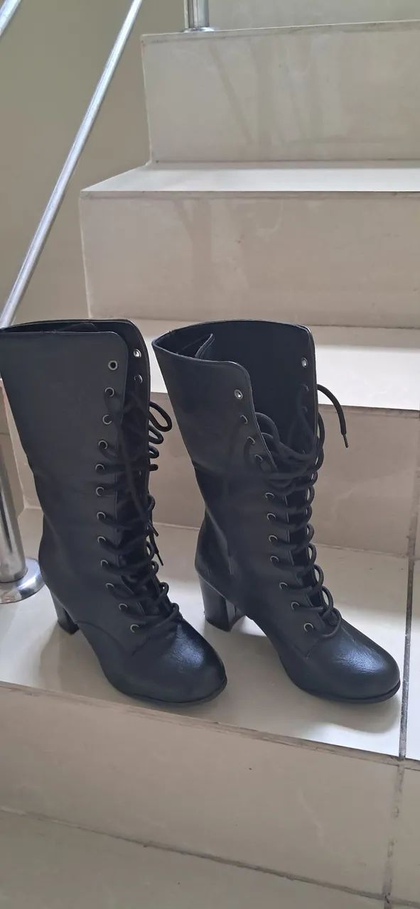 Bota feminina estilo COSPLAY - Foto 3