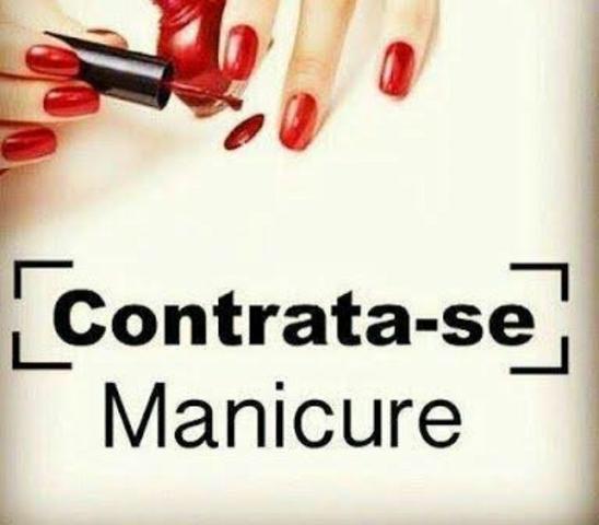 Contrata-se manicure
