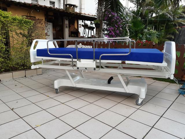 Cama hospitalar 3 manivelas com eleva de altura - Foto 2