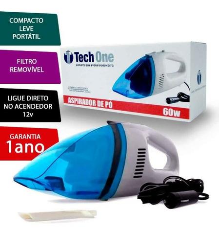 Mini Aspirador De Pó Automotivo 12v Laranja 60w Overvison