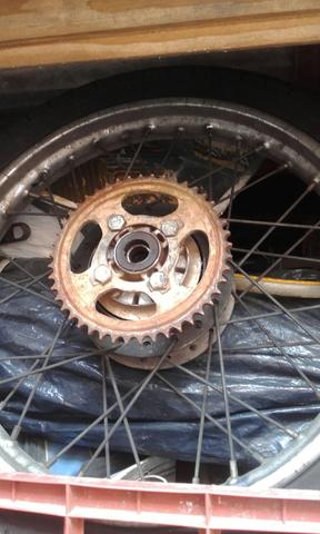 Roda com pneu ybr - Foto 3