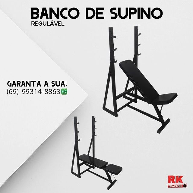 Banco de Supino regulável