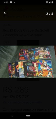  Dvds Cirque Du Soleil - Foto 3