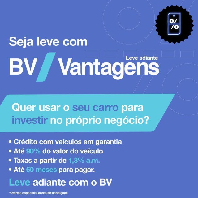 FINANCIAMENTO DE MOTO ATRAVÉS DO BANCO BV.