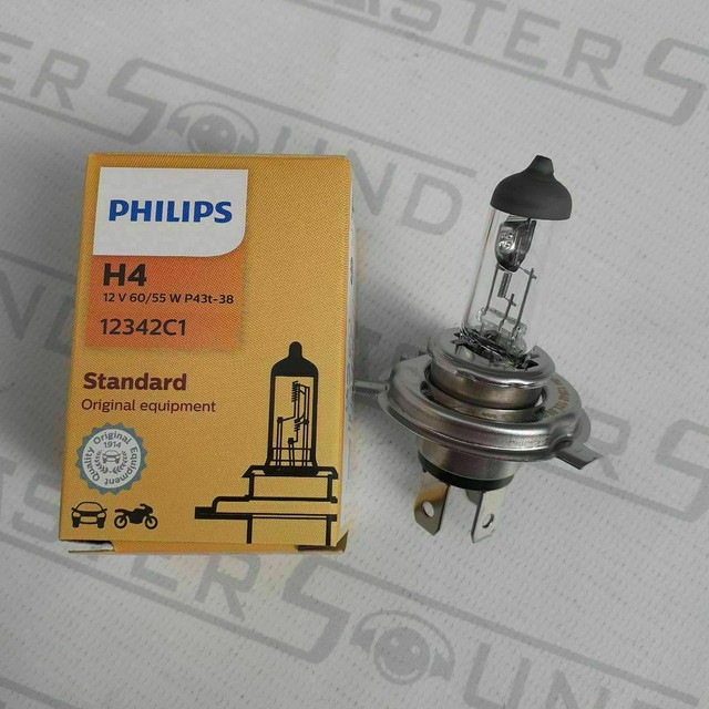 Lâmpada Philips.  H-4. Nova. Instalada.  