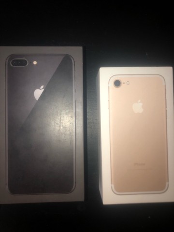 caixa do iphone 7 plus rose