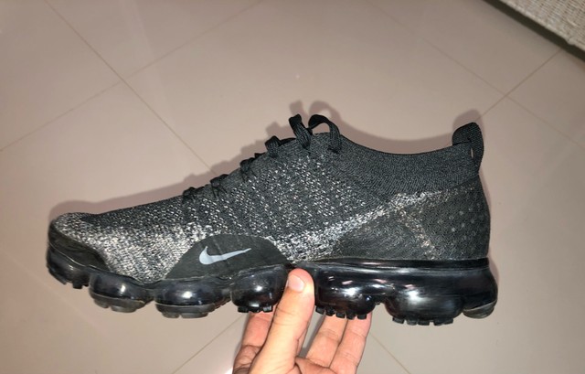 vapormax preto com cinza