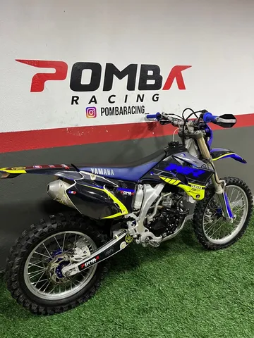 Miniatura Moto Trilha Yamaha YZ-450F Vermelha Metal Colecao