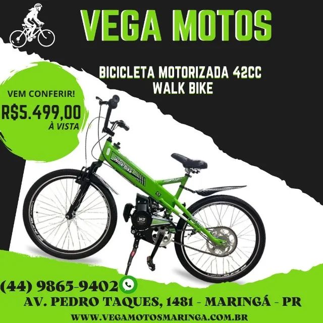 Walk Bike 42 Cc Bicicleta Motorizada 2t