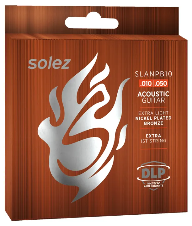 Encordoamento Solez 010 Violão SLANPB10 DLP