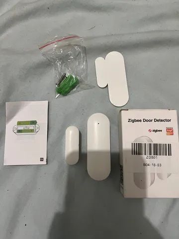 Para Tuya WiFi ZigBee Smart Door Sensor Home Detector De Portas Sem Fio