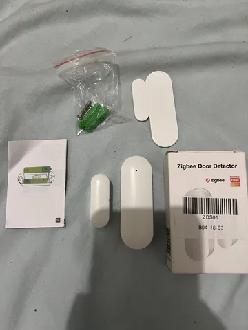 Para Tuya WiFi ZigBee Smart Door Sensor Home Detector De Portas Sem Fio