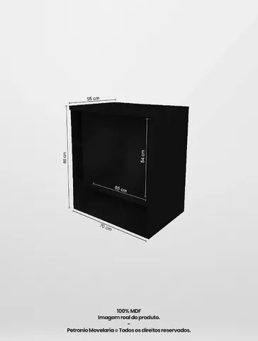 Aaparador para frigobar pequeno preto 