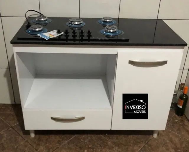 Balcão para cooktop de 4 e 5 bocas novo 