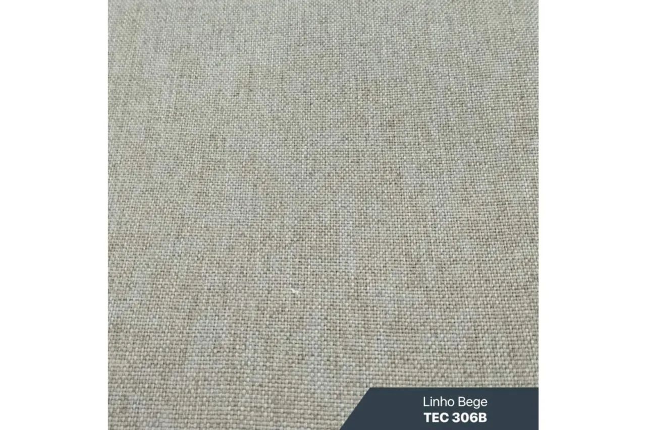 Sofá-Cama 210cm Linho Bege Super Design r433 - Foto 4