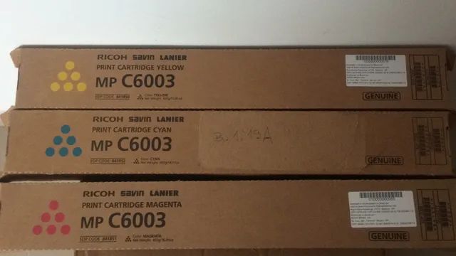 Kit Toners Ricoh Original Mpc 6003 