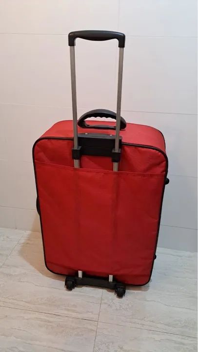 Mala de viagem grande vermelha - Foto 2