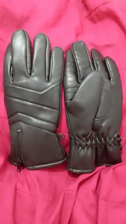 Luva tipo couro antiga motoqueiro