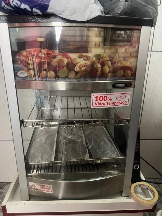 Vitrine Expositora para Lanches - Semi-nova! - Foto 2