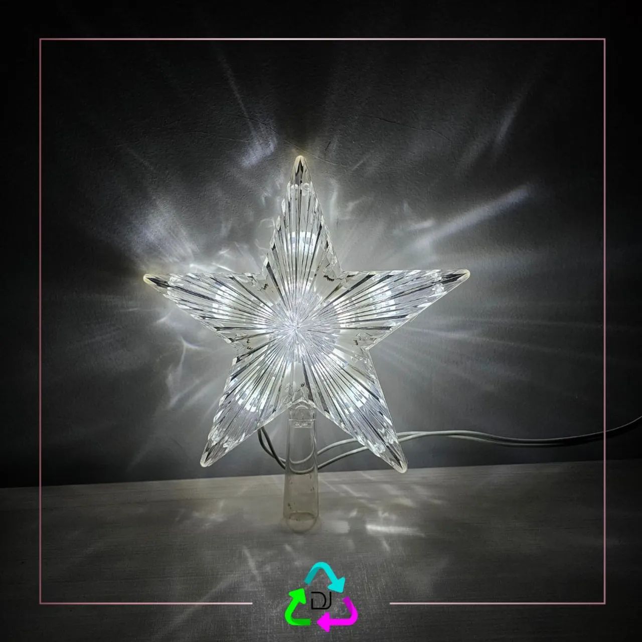 Estrela de Natal com Led para Árvore - Foto 3