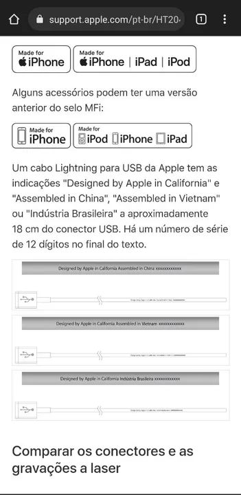 Cabo IPhone Tipo C Original em domicílio - Foto 3
