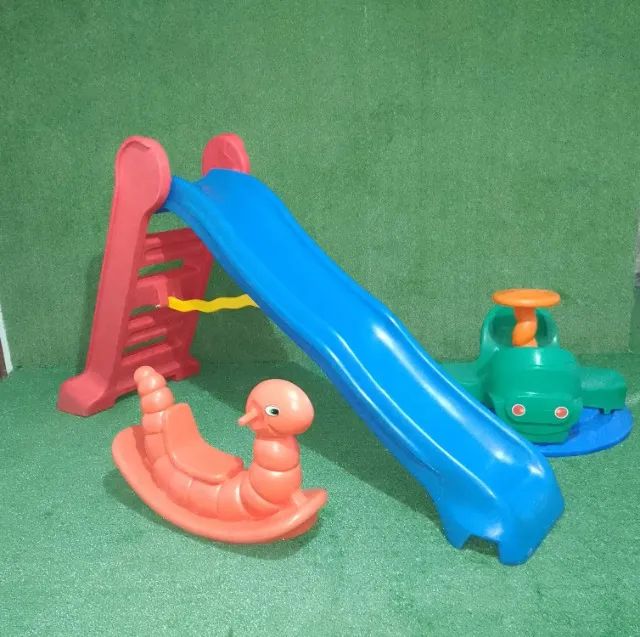 Escorregador + gangorra + Gira gira - Foto 3