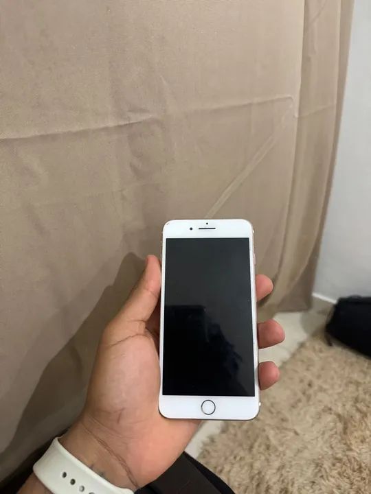 iPhone 7 Plus Rose Gold - Peça para conserto - Tela trincada - Foto 2