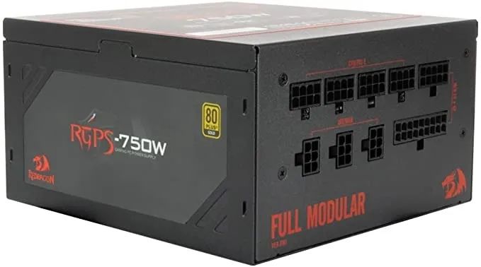 Fonte ATX 750W Real PFC Ativo 80 Plus Gold Redragon Full Modular - WZetta - Foto 2