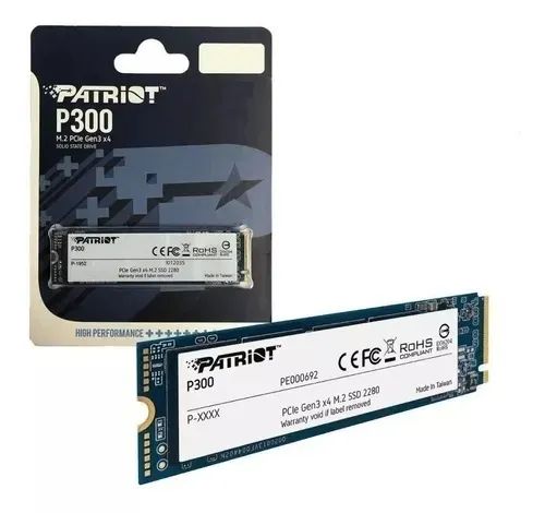 Ssd 256gb Patriot P300 M.2 2280 Nvme Pcie Gen 3x4 P300p256gm28 - Novo - m2 - Loja Coimbra  - Foto 3