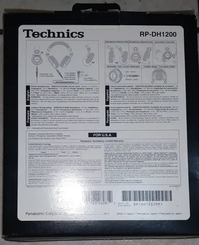 Fone de ouvido Technics RP-DH1200 usado - Foto 2