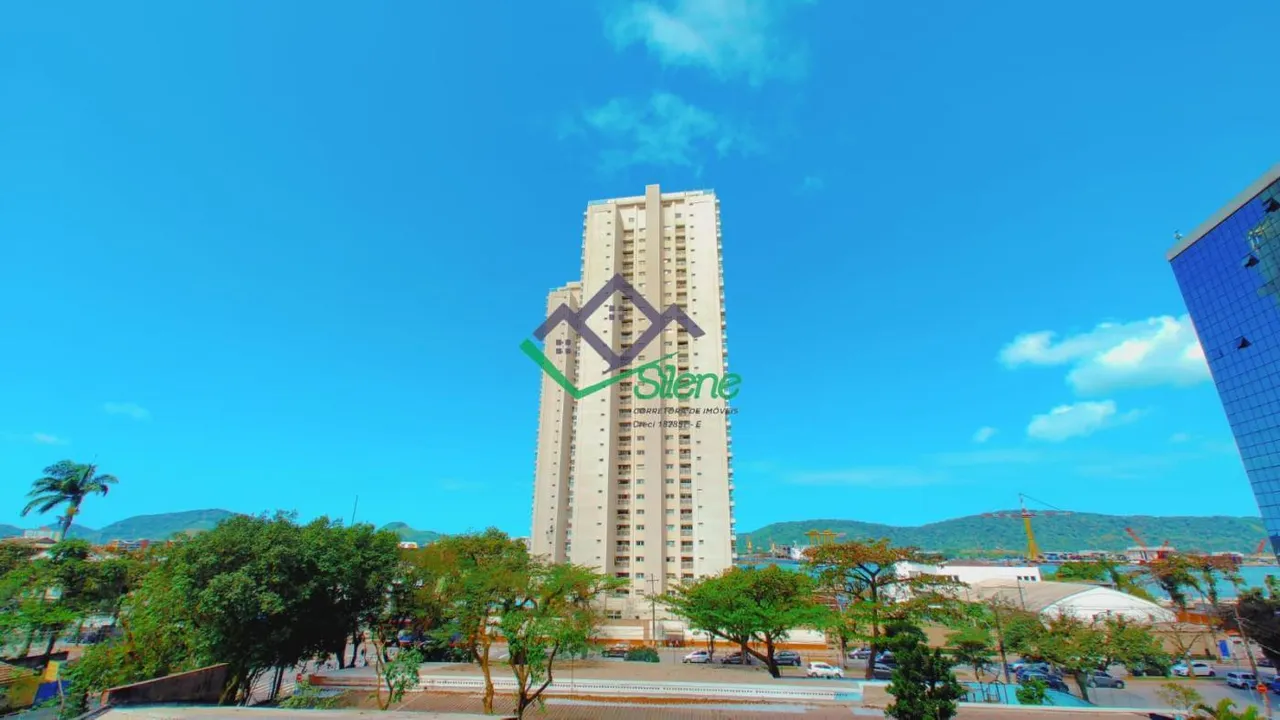 Apartamento para Venda em Santos, Ponta da Praia, 2 dormitórios, 1 suíte, 3 banheiros, 1 v