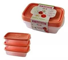Pote 730ml plastico com trava   Sanremo