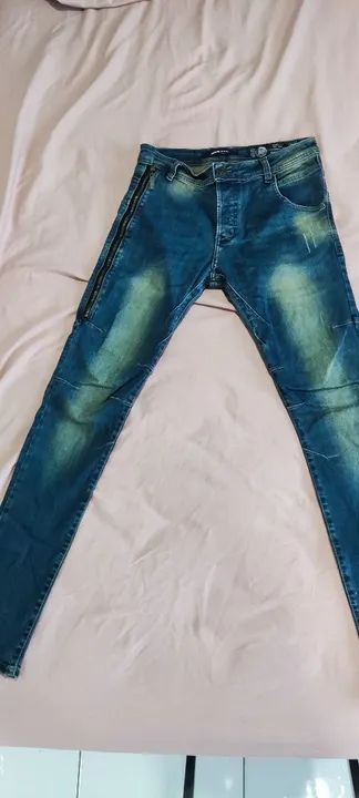 Calça Jeans Diesel Masculina Azul - Estilo Descontraído