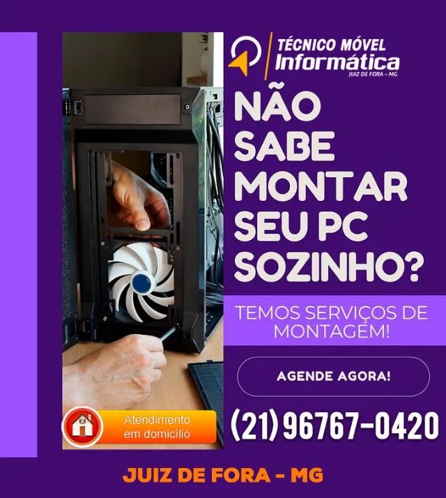 Montagem de Computadores em domicilio - JF
