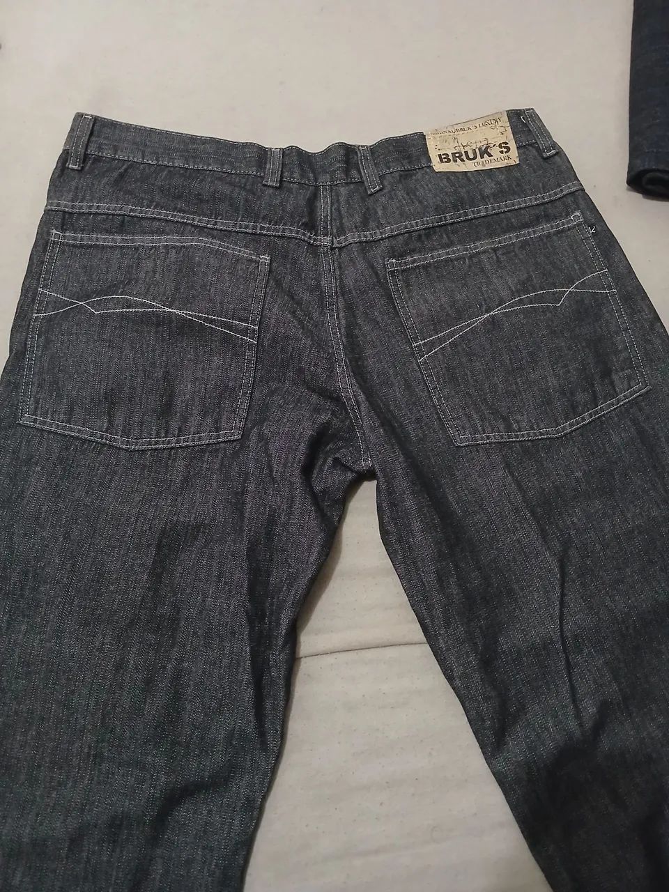  2 Calças Jeans Masculina Preta, 54 - Foto 3