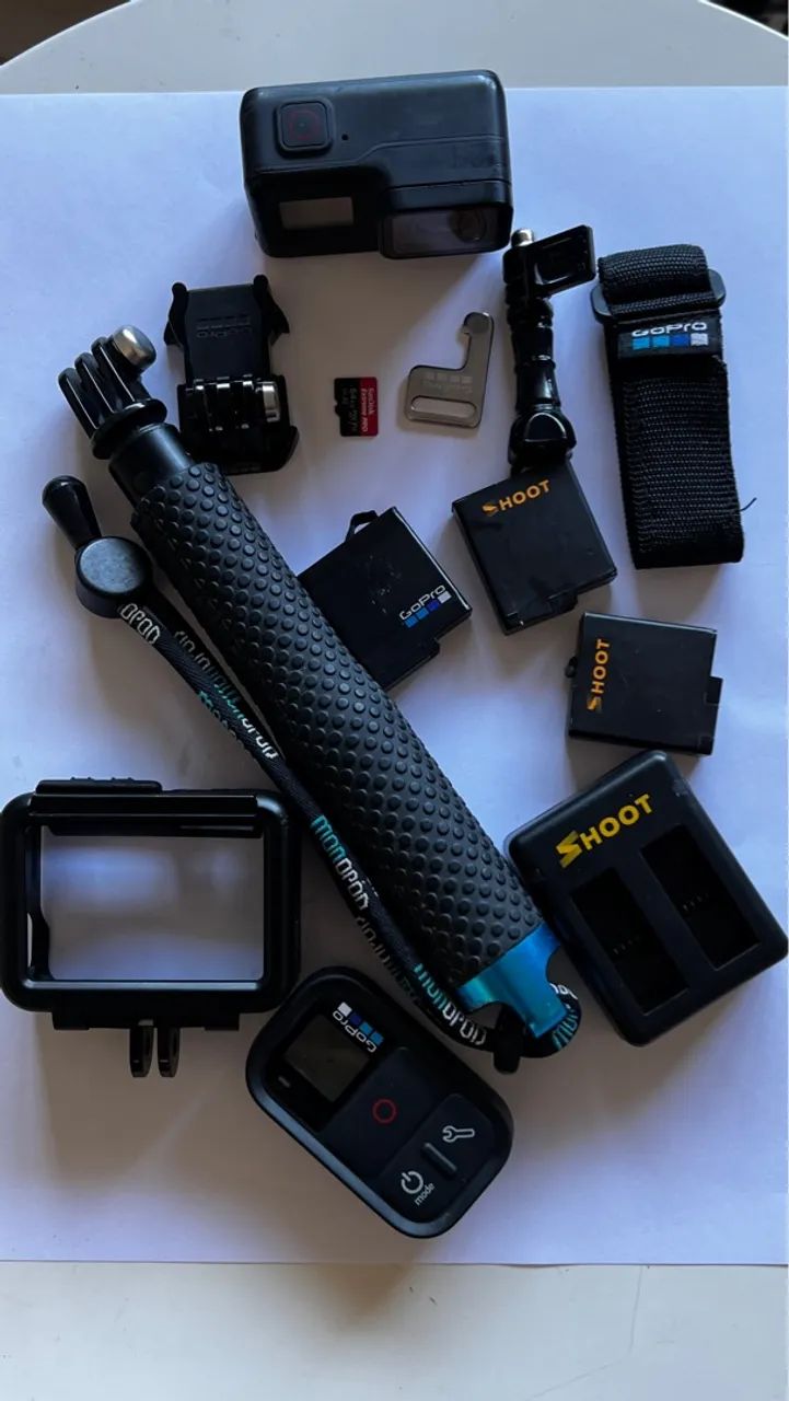 GoPro Hero 7 com controle remoto + acessórios  - Foto 5