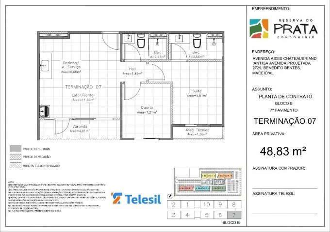 todos apartamentos tem suíte aqui - Foto 2