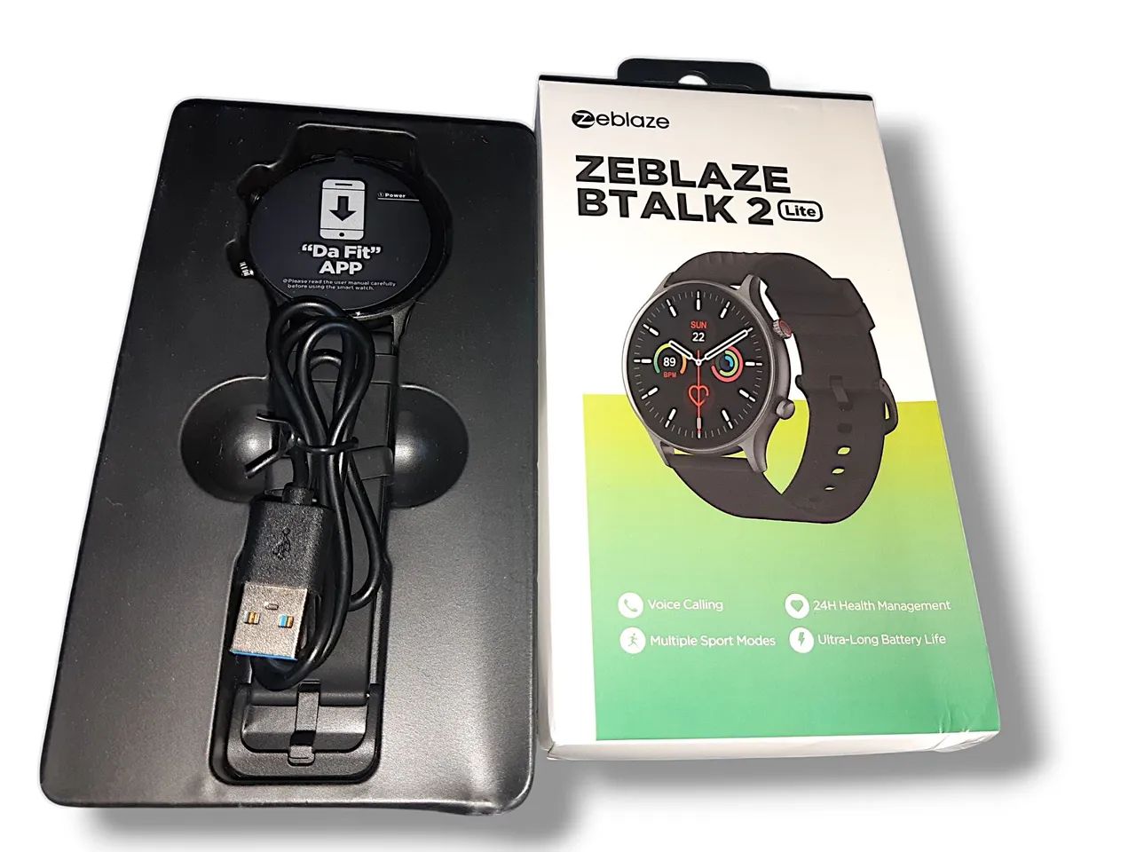 ÚLTIMA PEÇA!!! SMARTWATCH ZEBLAZE PROVA D'ÁGUA,MUITA BATERIA BARATO PARECIDO DA SAMSUNG! - Foto 6