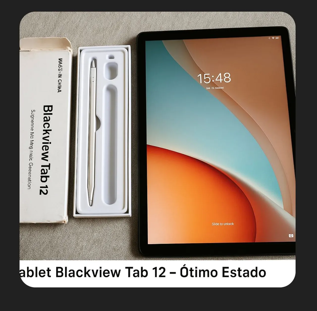 Tablet Blackview Tab 12 - 4GB RAM / 64GB ROM - Ótimo Estado!
