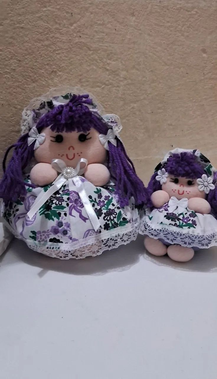 Boneca mãe e filha - lindas! - Foto 5