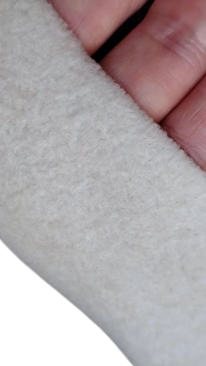 Moletom cropped bege super macio  - Foto 4