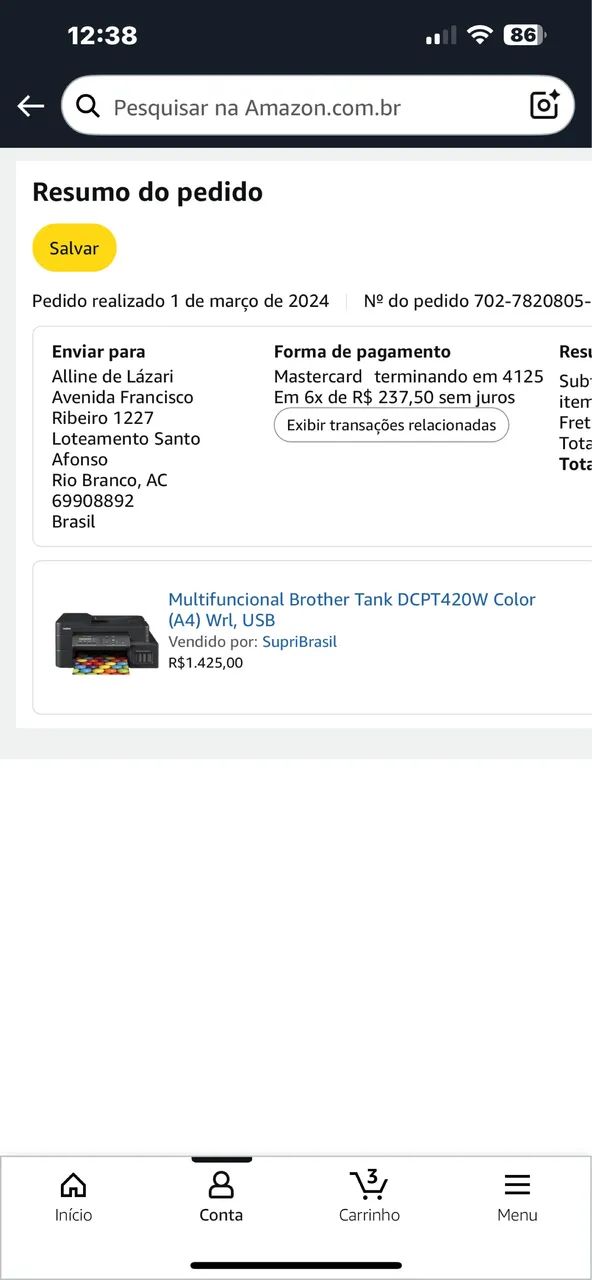 Impressora colorida com tanque A4 - Foto 2