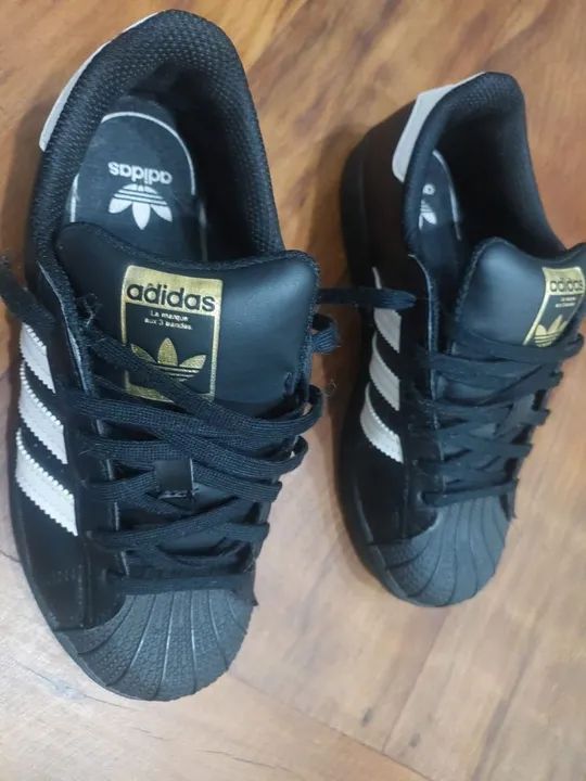 Tênis Adidas Superstar Preto - Foto 4