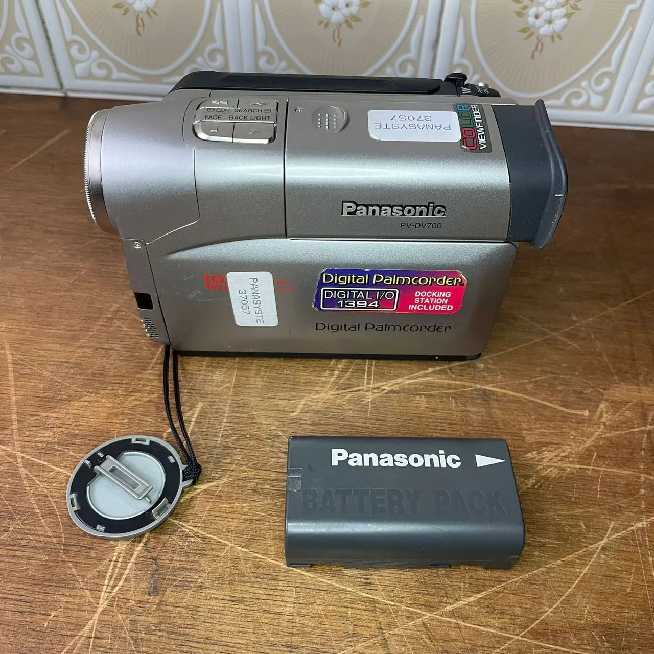 Panasonic filmadora bag com acessórios PVDV700 EG DVC digital camcorder - Foto 3