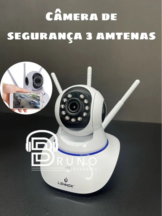 Câmera de Segurança Wi-Fi Full HD - Monitoramento Remoto - Foto 2