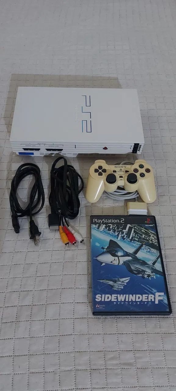 Playstation 2 com jogo Sidewinder F