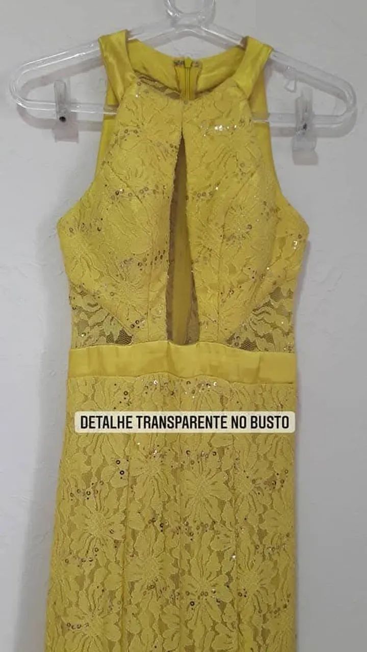 Vestido de Festa Amarelo