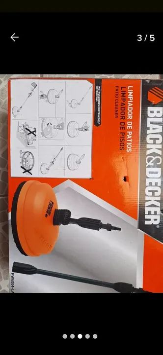 Limpador de piso (acessório )para lavadora Wap Black Decker  - Foto 3