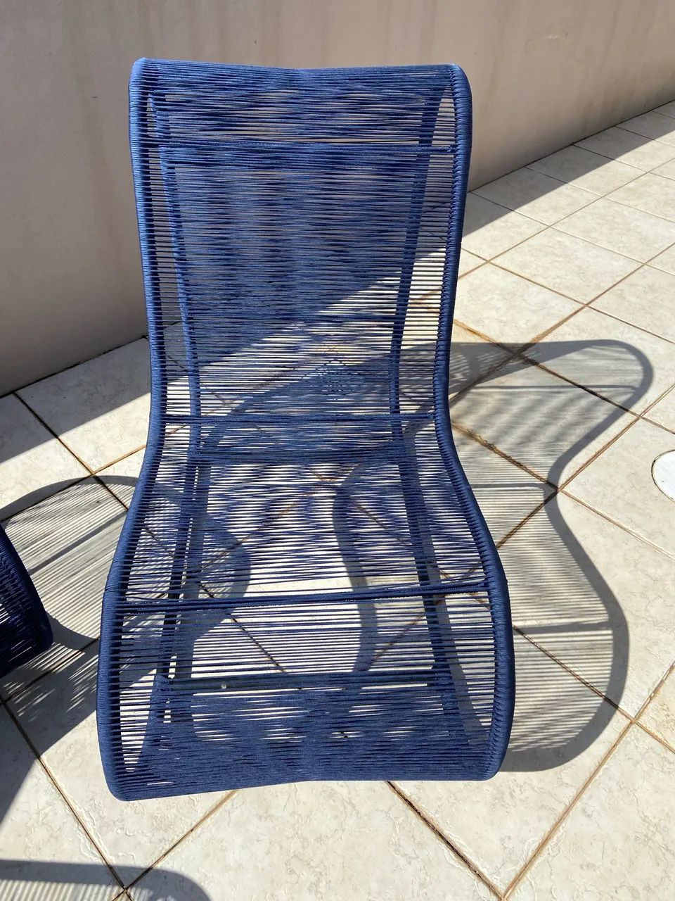 Conjunto de poltronas e puff corda náutica  - Foto 2